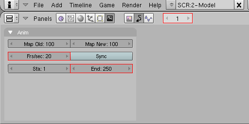 Controlling speed, frame und length of the movie